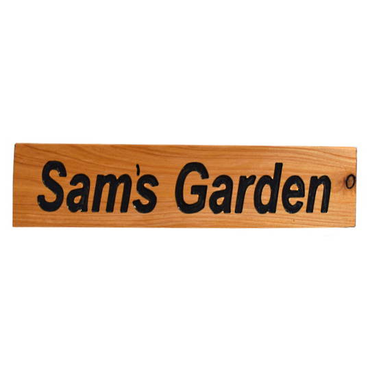 Macrocarpa 'Sam's Garden' Custom Sign